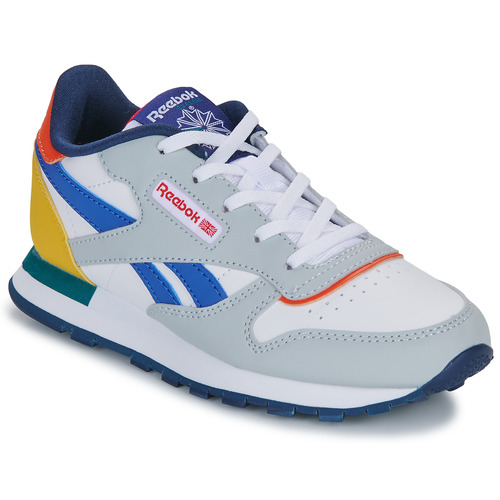 Scarpe bambini ragazza Reebok Classic  CLASSIC LEATHER  Multicolore Reebok Classic 1200143780466