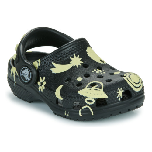 Scarpe bambini ragazzo Crocs  Classic Glow Space Clog T  Nero Crocs 196265776009