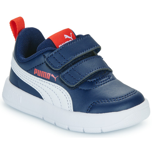 Scarpe bambini ragazzo Puma  Courtflex V3 V Inf  Marine Puma 4067979747035