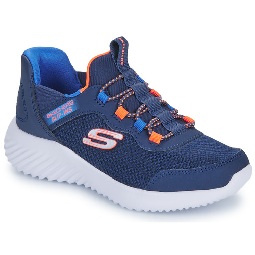 Scarpe bambini ragazzo Skechers  BOUNDER SLIP-INS  Marine Skechers 197976412798