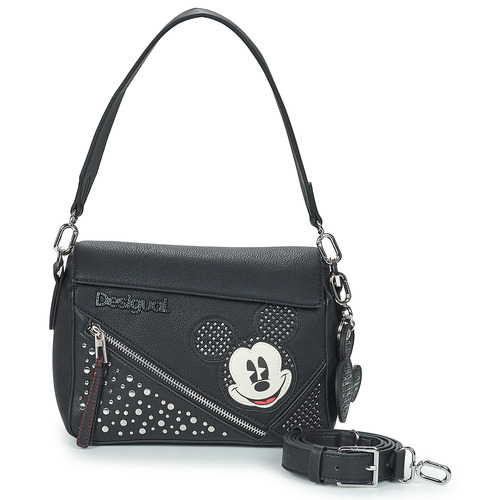 Borsa a spalla donna Desigual  BAG MICKEY STUDSTYLE PHUKET MINI NO FLAP  Nero Desigual 8445110604304