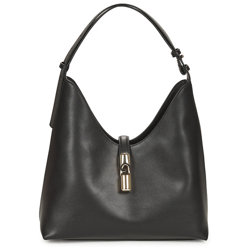 Borsa a spalla donna Furla  FURLA GOCCIA M HOBO  Nero Furla 8050597546346