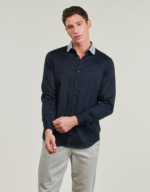 Camicia-a-maniche-lunghe-uomo-Armani-Exchange-6DZC26-Marine-Armani-Exchange-8058997065207-1