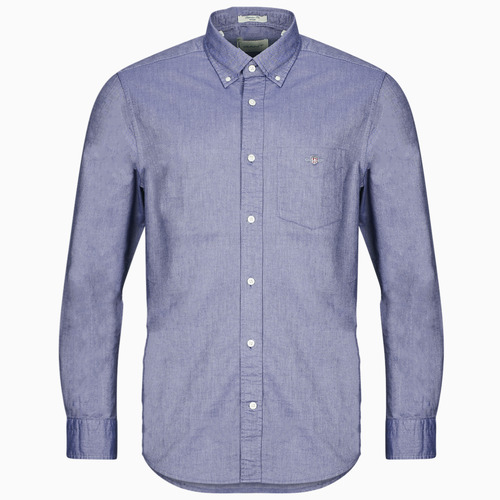 Camicia a maniche lunghe uomo Gant  REG OXFORD SHIRT  Marine Gant 7325707185724