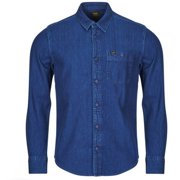 Camicia a maniche lunghe uomo Lee  LEESURE SHIRT  Blu Lee 5401139044272