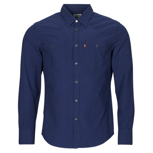 Camicia a maniche lunghe uomo Levis  BARSTOW WESTERN STANDARD  Marine Levis 5401157286326