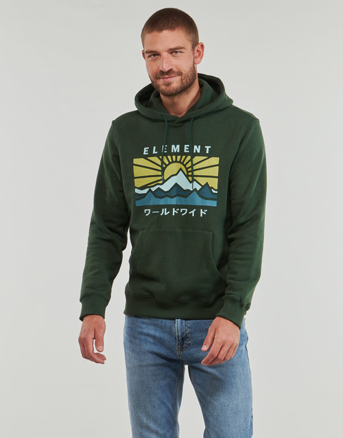 Felpa-uomo-Element-KYOTO-HOOD-Verde-Element-3616750251615-1