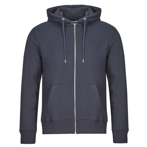 Felpa uomo Gant  EMBOSSED FULL-ZIP HOODIE  Marine Gant 7325707807565