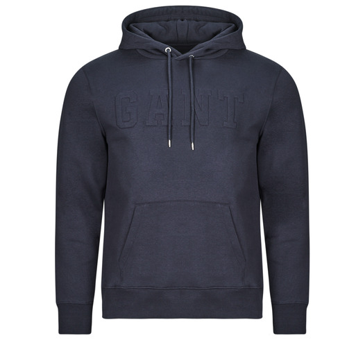 Felpa uomo Gant  EMBOSSED SWEAT HOODIE  Marine Gant 7325707806810