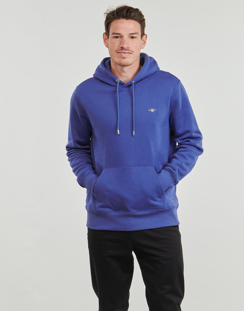 Felpa-uomo-Gant-REG-SHIELD-HOODIE-Blu-Gant-7325707834110-1