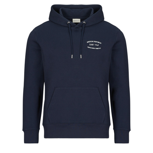 Felpa uomo Gant  SMALL GRAPHIC SWEAT HOODIE  Marine Gant 7325707843280