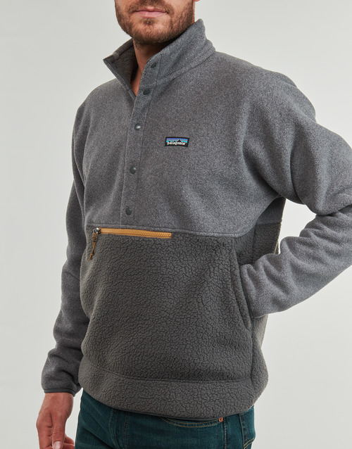 Felpa-uomo-Patagonia-Ms-Retro-Pile-12-Snap-PO-Grigio-Patagonia-196924714939-4