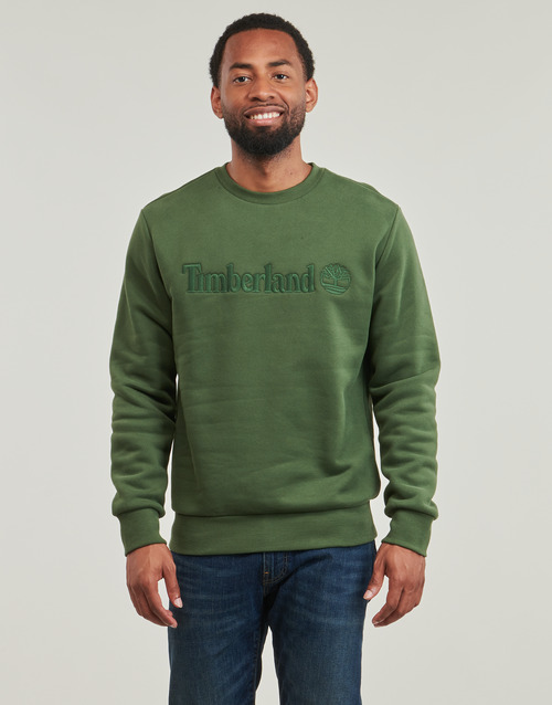 Felpa-uomo-Timberland-Embroidery-Tonal-Crew-Neck-Verde-Timberland-197641074573-1