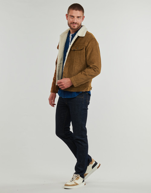 Giacca-in-jeans-uomo-Lee-SHERPA-JACKET-Marrone-Lee-5401139098022-2