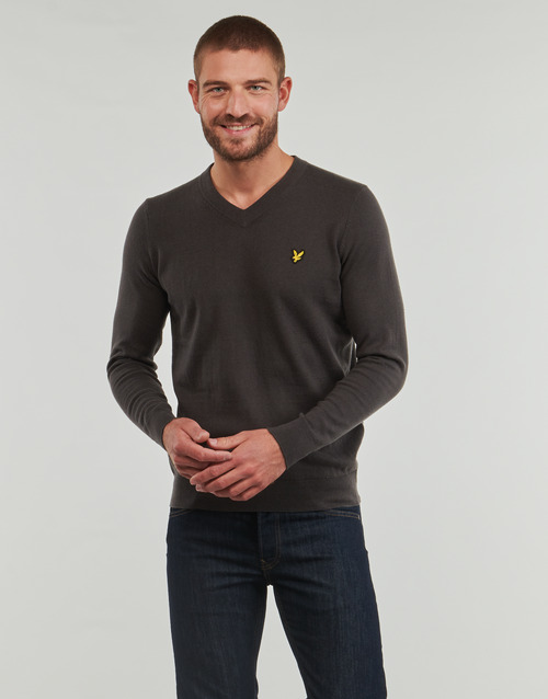 Maglione-uomo-Lyle-Scott-KN2111V-Grigio-Lyle-Scott-5059775850780-1