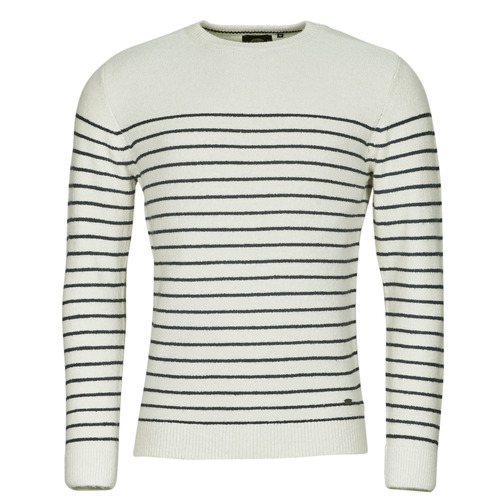 Maglione uomo Petrol Industries  MEN KNITWEAR ROUND NECK BASIC  Bianco Petrol Industries 8720625805683