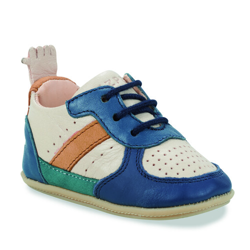 Scarpe bambini ragazza Easy Peasy  MY PRE BASKET LACET  Blu Easy Peasy 3608926175481