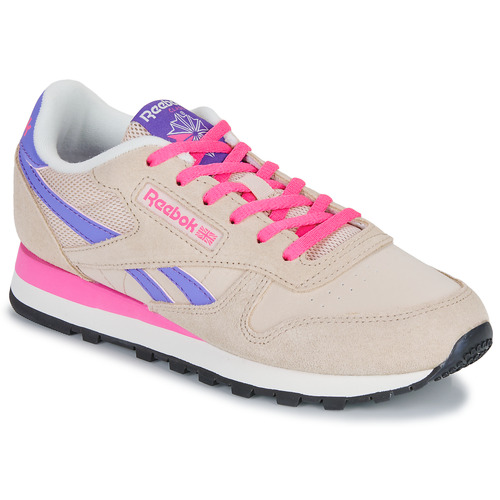 Scarpe bambini ragazza Reebok Classic  CLASSIC LEATHER  Beige Reebok Classic 1200143776278