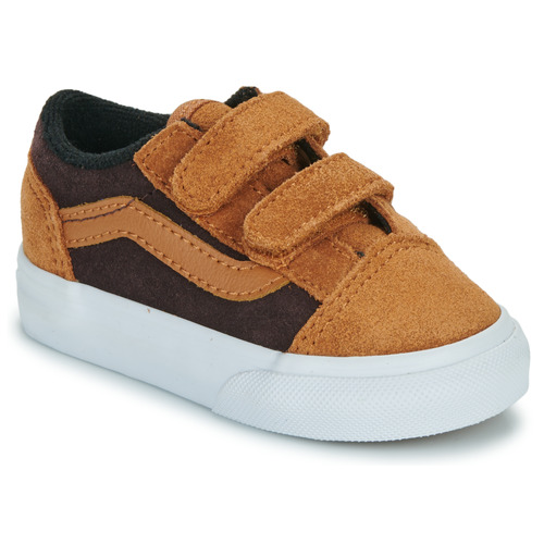 Scarpe bambini ragazzo Vans  Old Skool V  Marrone Vans 197065630331