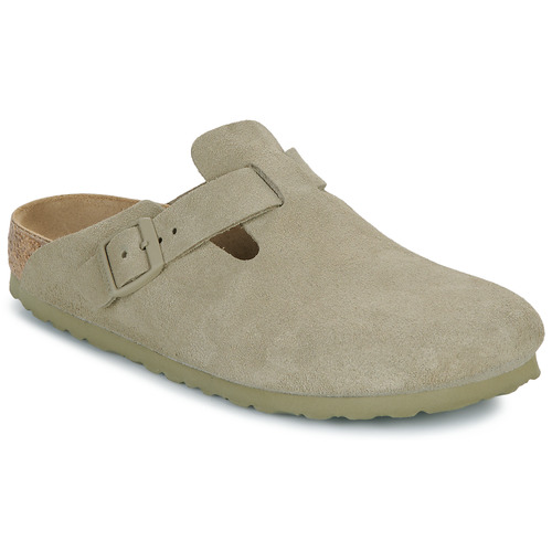 Scarpe uomo Birkenstock  Boston LEVE Faded Khaki  Kaki Birkenstock 4061418815668