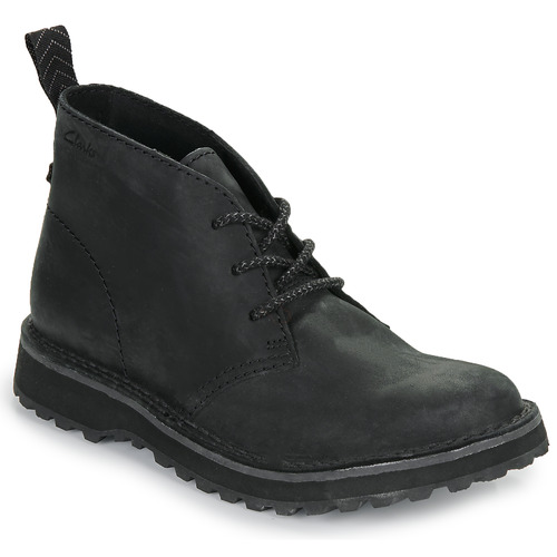 Stivaletti uomo Clarks  Solsbury DB  Nero Clarks 5063090970627