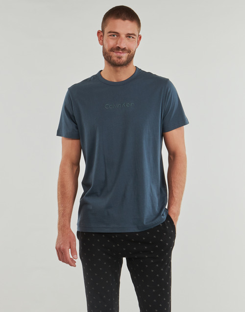 T-shirt-uomo-Calvin-Klein-Jeans-SS-CREW-NECK-Blu-Calvin-Klein-Jeans-8720639822904-1