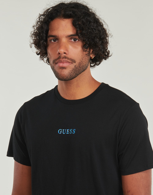 T-shirt-uomo-Guess-SS-BSC-PAINTED-QUATTRO-G-TEE-Nero-Guess-7625408439509-4