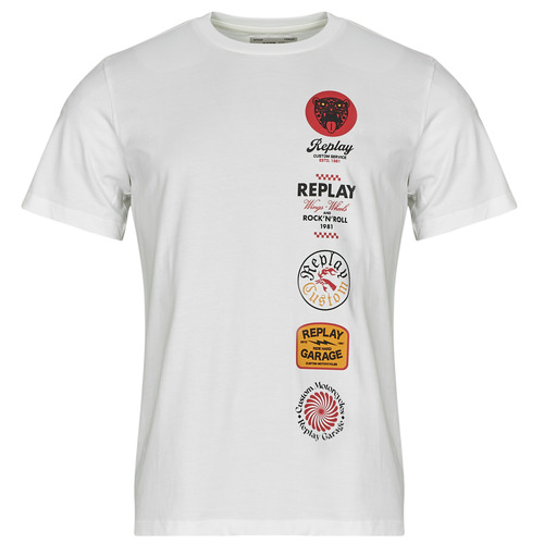 T-shirt uomo Replay  IRIS  Bianco Replay 8058700252016