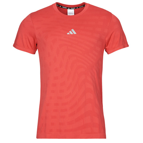 T-shirt uomo adidas  Gym+ Training Seamless T-Shirt  Rosso adidas 4067896186610