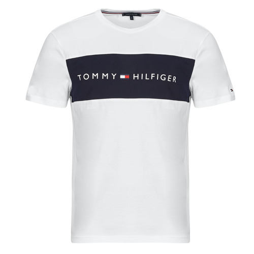 Boxer uomo Tommy Hilfiger  SS T-SHIRT BLOCK LOGO  Bianco Tommy Hilfiger 8720636509600