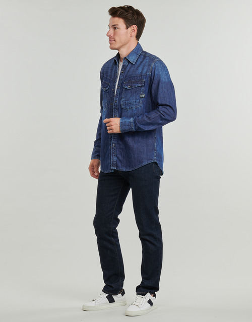 Camicia-a-maniche-lunghe-uomo-G-Star-Raw-DAKOTA-SLIM-SHIRT-LS-Blu-G-Star-Raw-8720706189664-2