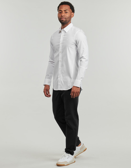 Camicia-a-maniche-lunghe-uomo-G-Star-Raw-UNIFORM-SLIM-SHIRT-LS-Bianco-G-Star-Raw-8720706187691-2