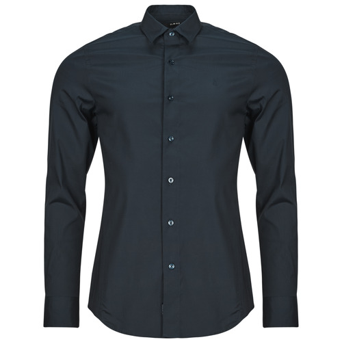 Camicia a maniche lunghe uomo G-Star Raw  UNIFORM SLIM SHIRT LS  Marine G-Star Raw 8720706187837