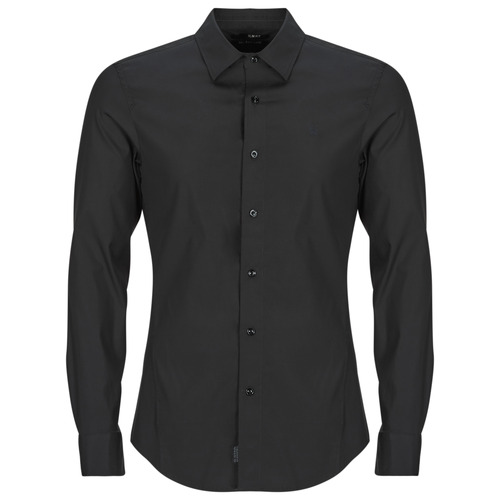 Camicia a maniche lunghe uomo G-Star Raw  UNIFORM SLIM SHIRT LS  Nero G-Star Raw 8720706187769