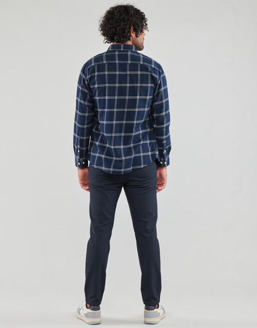 Camicia-a-maniche-lunghe-uomo-Selected-SLHSLIMOWEN-FLANNEL-SHIRT-LS-NOOS-Marine-Selected-3