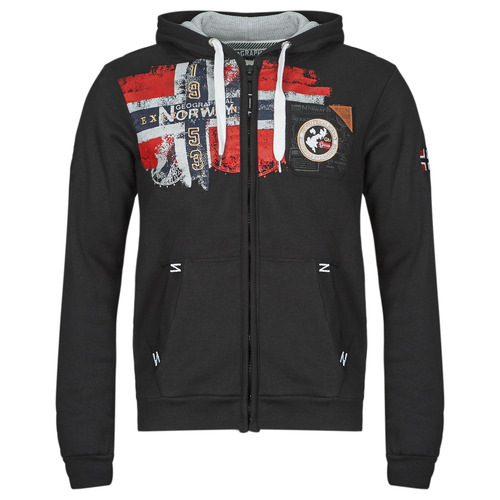 Felpa uomo Geographical Norway  FESPOTE  Nero Geographical Norway 3543115411455