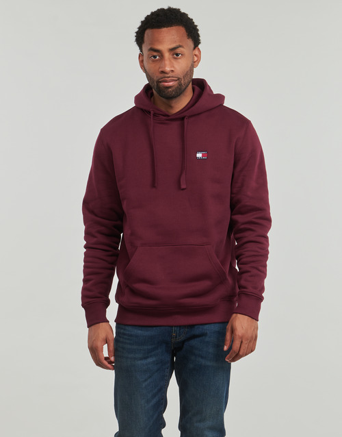 Felpa-uomo-Tommy-Jeans-TJM-REG-BADGE-HOODIE-EXT-Bordeaux-Tommy-Jeans-8720637255148-1