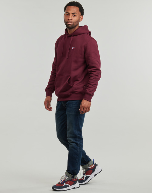 Felpa-uomo-Tommy-Jeans-TJM-REG-BADGE-HOODIE-EXT-Bordeaux-Tommy-Jeans-8720637255148-2