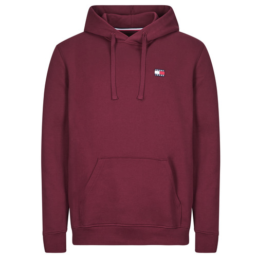 Felpa uomo Tommy Jeans  TJM REG BADGE HOODIE EXT  Bordeaux Tommy Jeans 8720637255148