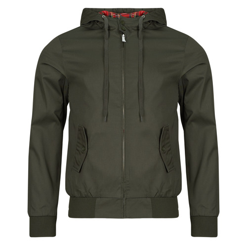 Giubbotto uomo Harrington  HGO HOODED  Kaki Harrington 3700692526488