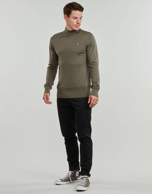 Maglione-uomo-G-Star-Raw-PREMIUM-CORE-MOCK-KNIT-Kaki-G-Star-Raw-8720706189022-2