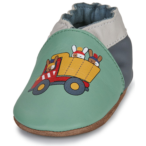 Pantofole-bambini-ragazzo-Robeez-PLAYING-YARD-Verde-Robeez-3616432625321-2