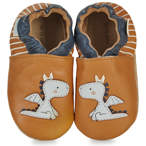 Pantofole-bambini-ragazzo-Robeez-TINY-DRAGON-Marrone-Robeez-3616432639915-5