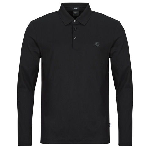 Polo maniche lunghe uomo BOSS  C-Paley 01  Nero BOSS 4063544333719