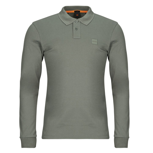 Polo maniche lunghe uomo BOSS  Passerby  Grigio BOSS 4063544121125