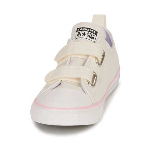 Scarpe-bambini-ragazza-Converse-CHUCK-TAYLOR-ALL-STAR-2V-EGRETVINTAGE-WHITESUNRISE-PINK-Bianco-Converse-2