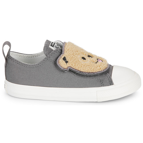 Scarpe-bambini-ragazza-Converse-CHUCK-TAYLOR-ALL-STAR-ONE-STRAP-SHERPA-BEAR-EASY-ON-Grigio-Converse-194435194936-1