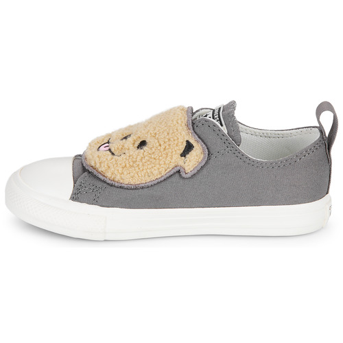 Scarpe-bambini-ragazza-Converse-CHUCK-TAYLOR-ALL-STAR-ONE-STRAP-SHERPA-BEAR-EASY-ON-Grigio-Converse-194435194936-3