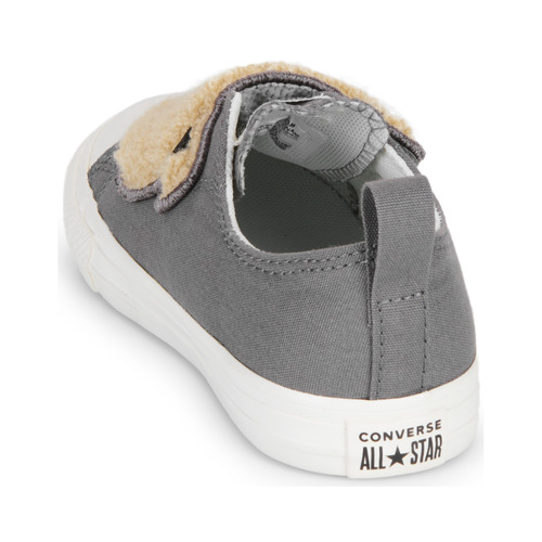 Scarpe-bambini-ragazza-Converse-CHUCK-TAYLOR-ALL-STAR-ONE-STRAP-SHERPA-BEAR-EASY-ON-Grigio-Converse-194435194936-4