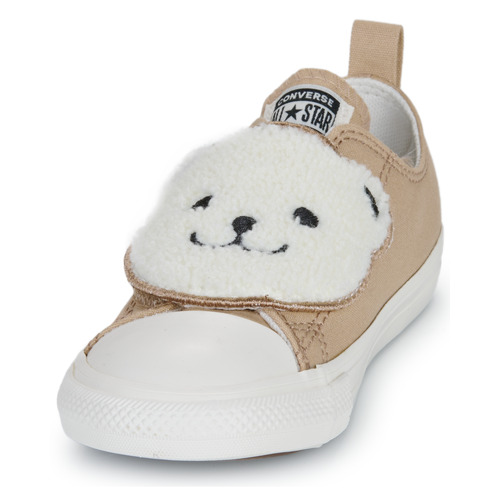 Scarpe-bambini-ragazza-Converse-CHUCK-TAYLOR-ALL-STAR-SHERPA-BEAR-EASY-ON-Beige-Converse-194435192727-2